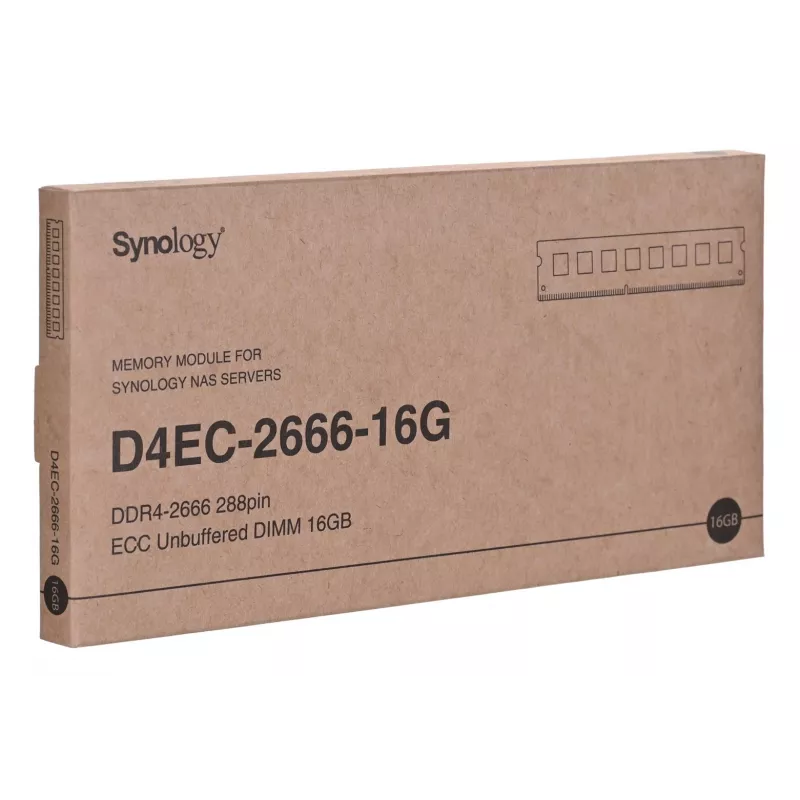 Synology - DDR4 - modulo - 16 GB - DIMM 288-PIN - 2666 MHz / PC4-21300 1.2 V unbuffered ECC