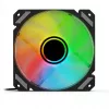 SHARKOON SHARK Mirror RGB PWM 120 mm ventola per case, 1500 RPM, nero