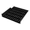 Ripiano rack ROLINE 19 pollici 2U 550 T portata 25 kg nero
