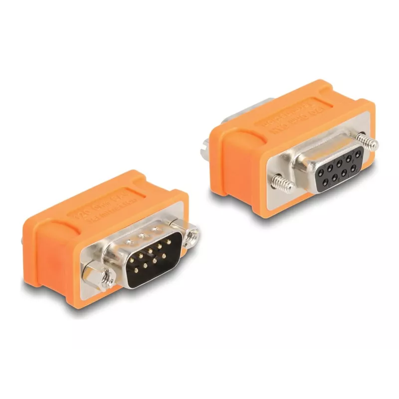 Adattatore CAN-Bus DeLOCK D-Sub 9 resistenza 120 Ohm arancione