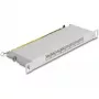 DeLOCK patch panel 10 pollici, 8 porte, Cat.6A, 0,5HE, grigio, metallo