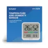 Sensore di temperatura e umidità per interni SAVIO CT-01/W, display LCD, -10–55 °C, 10–99 % rH, batteria CR2032