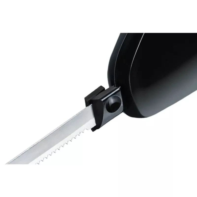 Coltello elettrico Rommelsbacher EM 150 120 W – lame in acciaio inox, lunghezza utile lama 15 cm, nero
