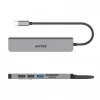 Hub USB-C Unitek 7in1 alluminio PD 100W 5 Gbps — adattatore multiporta con Power Delivery