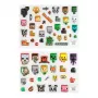 Adesivi decorativi gonfiati per dispositivi Paladone Minecraft Puffy Gadget Decals PP13218MCF