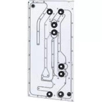 Distroplate con raccordi EZ-Fittings PHANTEKS Glacier