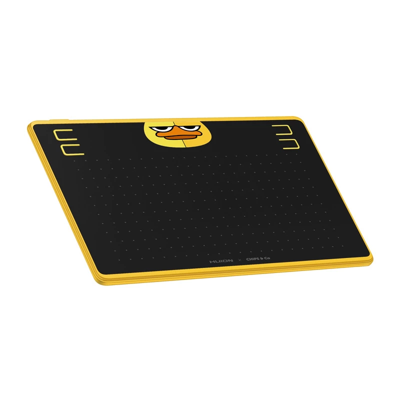 Tavoletta grafica con penna HUION HS64 Special Edition nero giallo