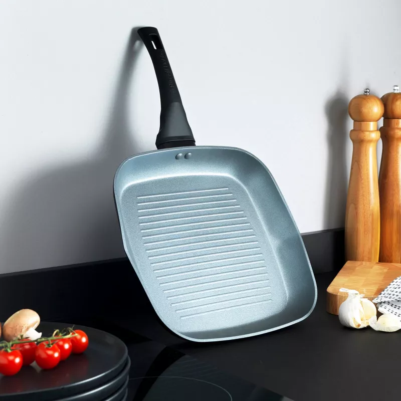Piastra Russell Hobbs RH01861EU7 28 cm Crystaltech – superficie antiaderente, padella piatta per grigliare