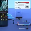 Unitek uHUB S7+ D1029A hub USB-C, USB 3.2 Gen 2 10 Gbps, HDMI 2.0, Gigabit RJ45, audio da 3,5 mm, 100 W, grigio