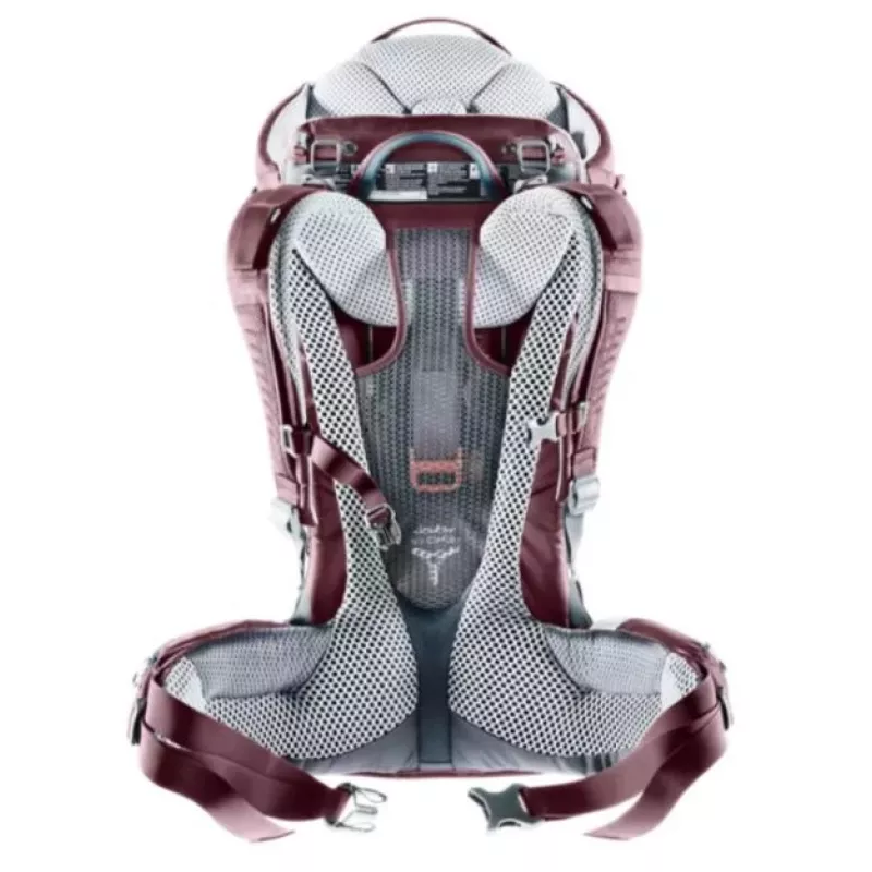 Zaino porta-bebè Deuter Kid Comfort poliammide rosso