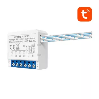 Modulo interruttore smart Avatto WSM16-W4 Tuya Wi-Fi per il controllo remoto dei circuiti elettrici