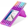 Staedtler triplus fineliner 334 set pastello, 0,3 mm, 6 colori