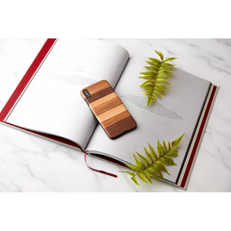 Custodia per smartphone man and wood per iPhone XS Max — nero