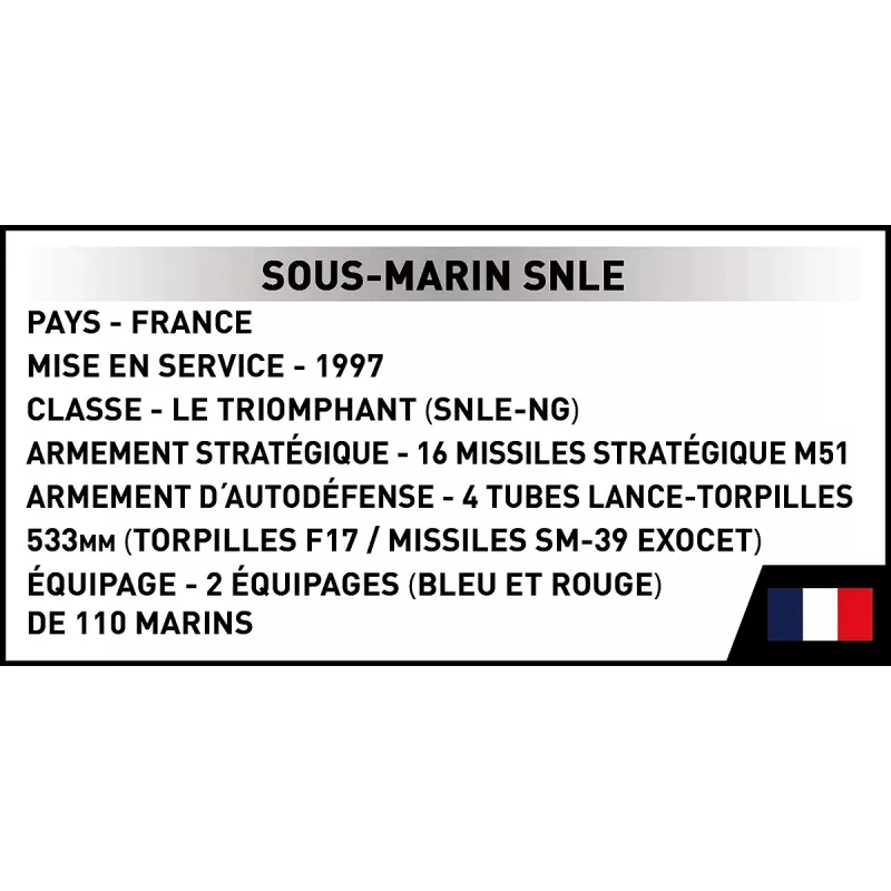 Cobi Blocks Sous-Marin SNLE set da costruzione — 643 pezzi
