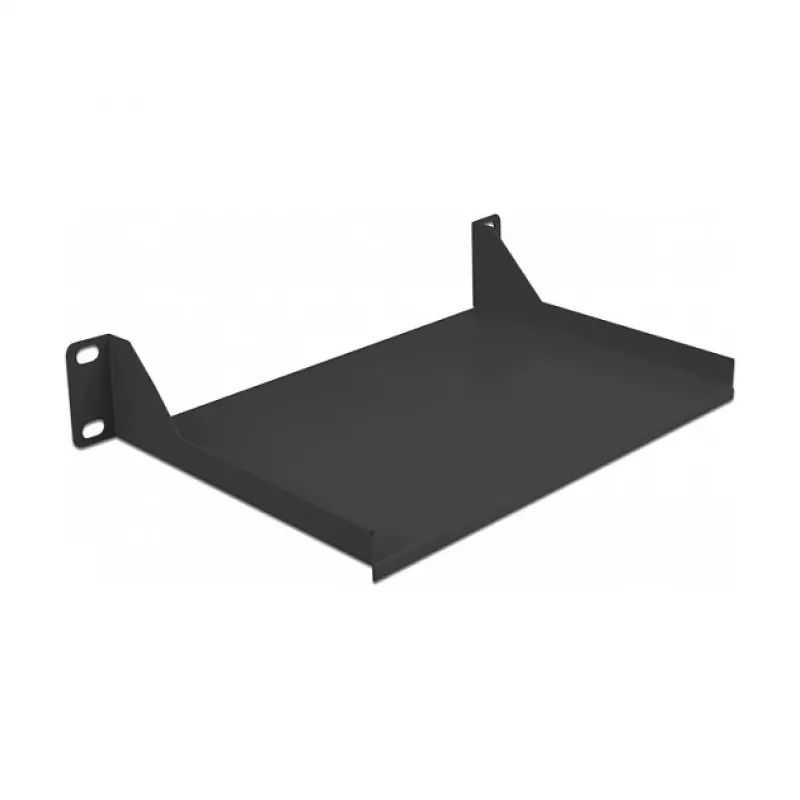 Delock 66853 Ripiano per rack da 10 pollici 1U, nero