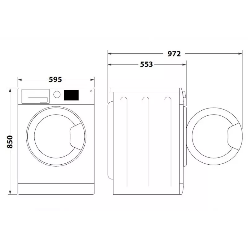 Lavatrice INDESIT MTWA71252WPL 7 kg, carica frontale, classe energetica E