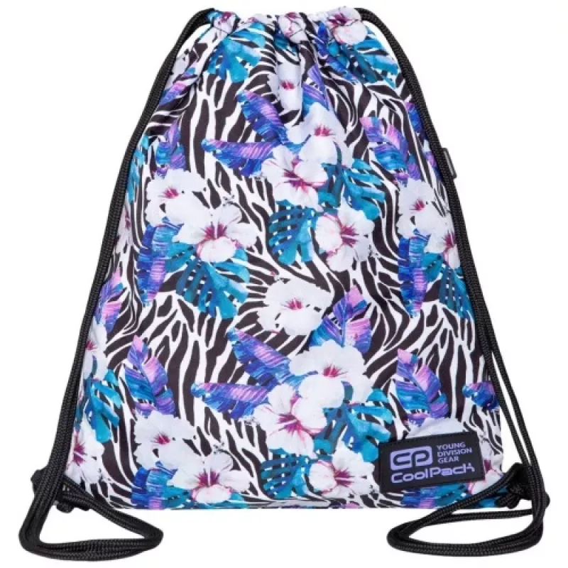Sacca portascarpe CoolPack Solo Flower Zebra