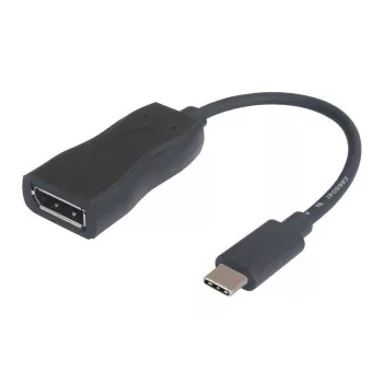 Cavo USB-C su DisplayPort con DisplayPort Alt Mode Garbot 15 cm USB 3.1 connettore maschio su connettore femmina nero