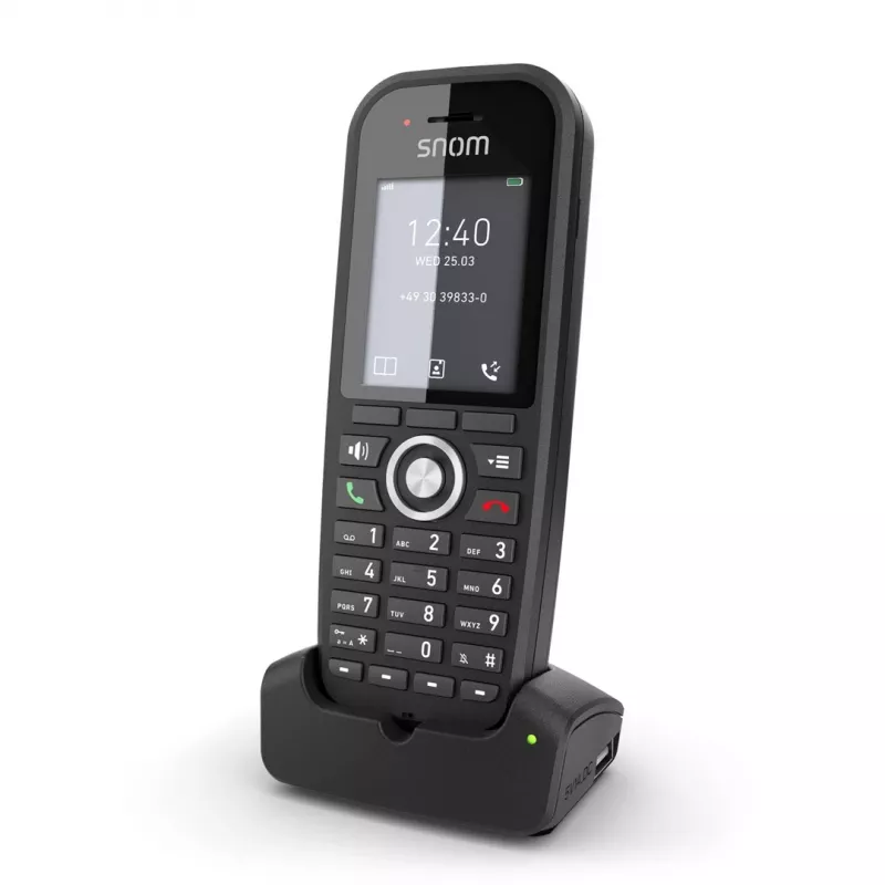 Telefono DECT Snom M30 IP DECT Handset cordless nero