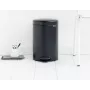 Brabantia 113741 pattumiera 12 l rotonda nero (11 37 41)