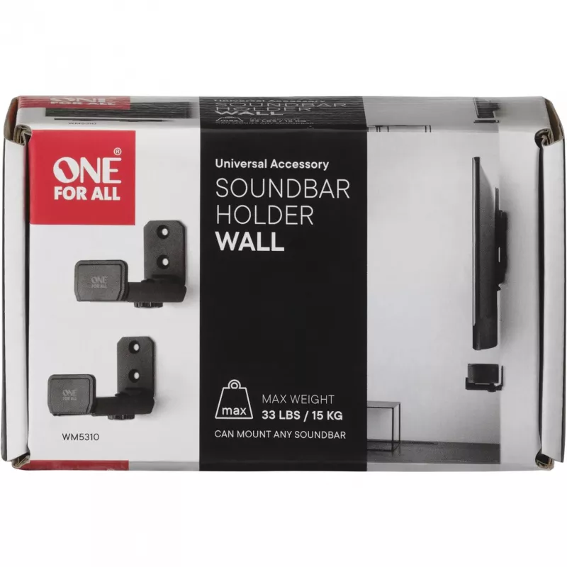 One for All Supporto da parete per soundbar FLAT (WM5310)