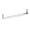 Maclean organizer cavi compatto sotto la scrivania, carico max 5 kg, bianco, MC-107 W
