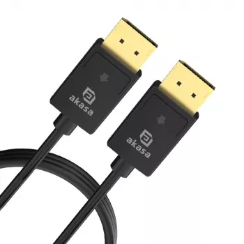 Cavo DisplayPort Akasa PROSLIM 8K 8Ka60Hz - 2 m (AK-CBDP26-20BK)