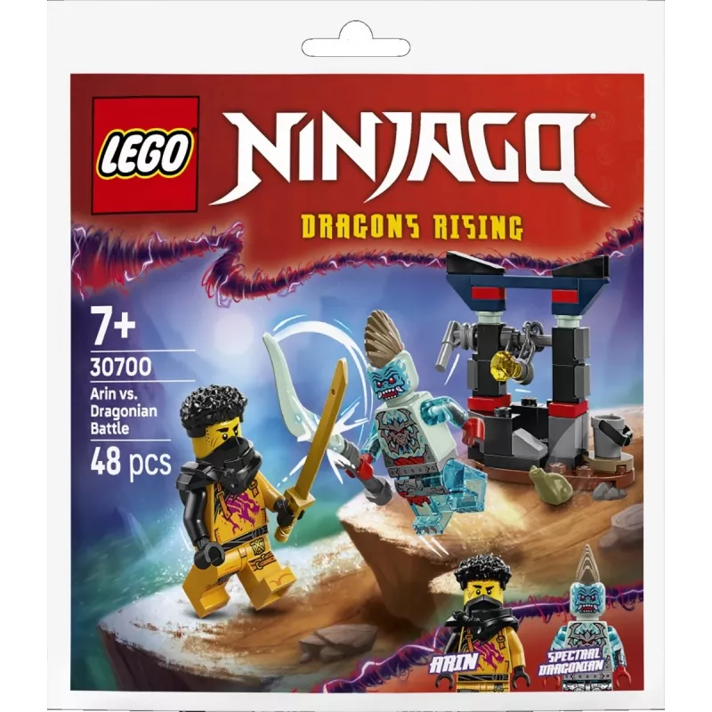 Giocattolo da costruzione set LEGO 30700 La battaglia di Arin con l'Uomo Drago Polybag (mini set)