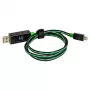 Cavo USB RealPower A/Micro-USB B 0,75 m