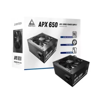 Montech APX650 alimentatore 650 W 20+4 pin ATX ATX nero