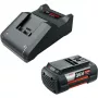 Set avviatore a batteria Bosch GBA 36V 6,0Ah con caricabatterie AL 36V-20, nero
