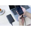 AUKEY CB-BAL5 cavo intrecciato 3 in 1, Micro USB / USB-C / Lightning, 1,2 m, nero