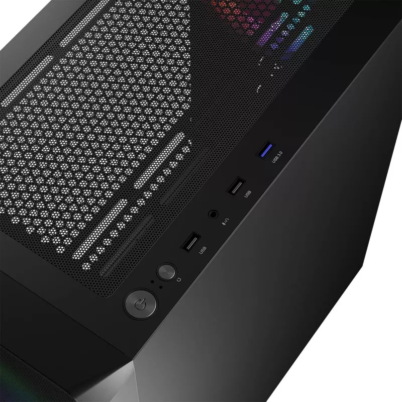Case LOGIC CONCEPT Portos ARGB ATX Mid-Tower, nero