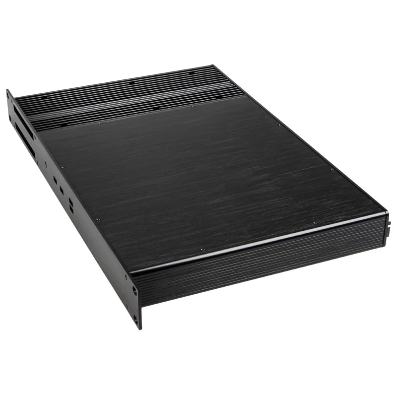 Akasa Galileo TU3 Case Thin Mini-ITX 1U rackmount, senza ventola, OEM, Nero