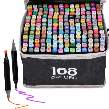 Set pennarelli alcolici Extralink 168 pezzi