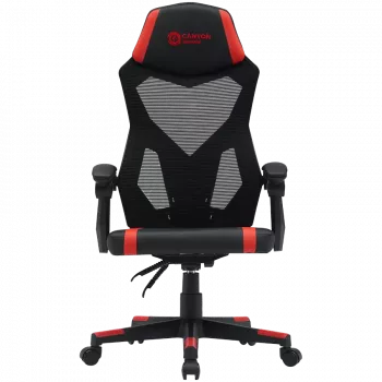 Canyon MCH01 - Flow - sedia gaming ergonomica - nero e rosso