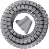 Organizer per cavi Brennenstuhl tubo a spirale L= 2,5 m, Ø= 20 mm, grigio