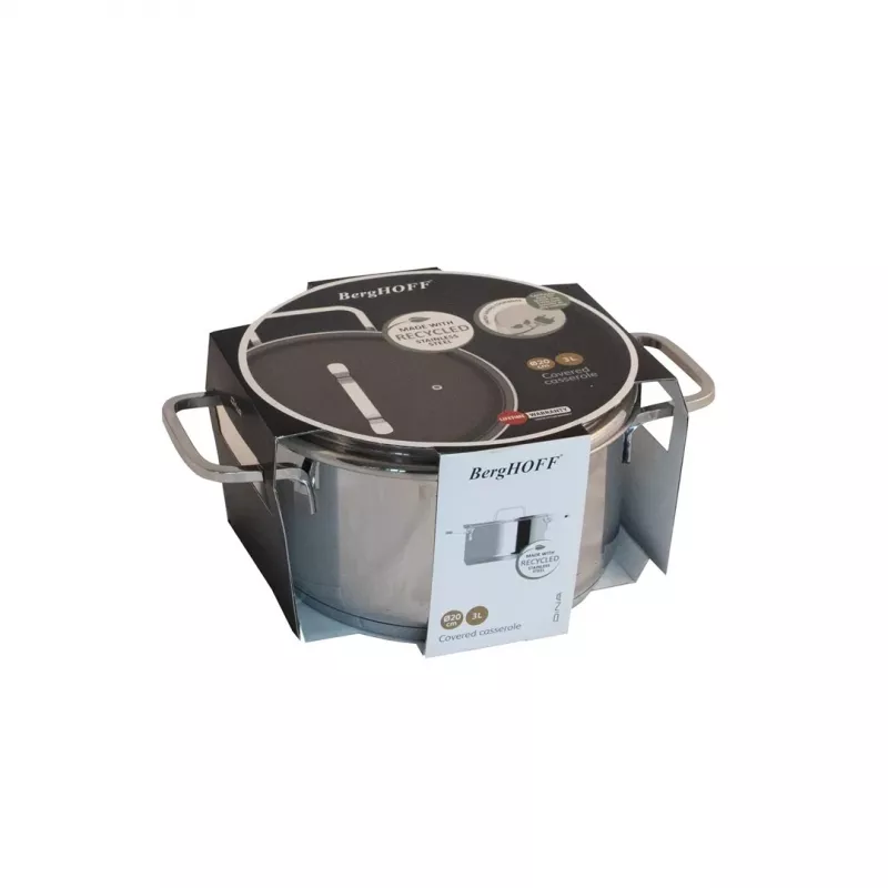 Pentola per minestra BergHOFF 1315079, acciaio inox, capacità 3 L, diametro 20 cm