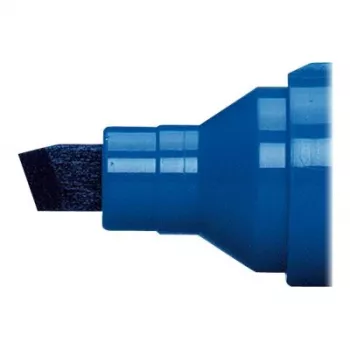 Pennarello permanente Edding 500 punta a scalpello blu