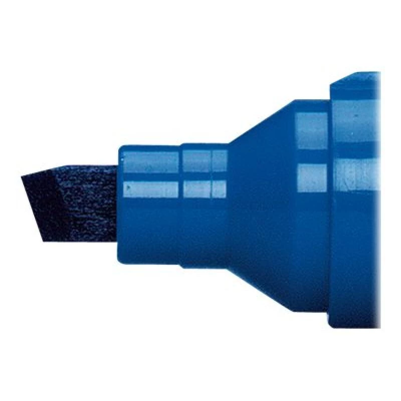 Pennarello permanente Edding 500 punta a scalpello blu