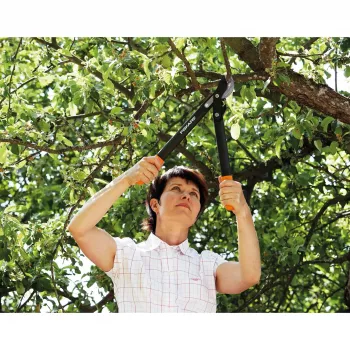 Fiskars 1001555 cesoia da giardino bypass nero, arancione