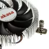 Akasa AK-CC7129BP01 dissipatore CPU a basso profilo, 75 mm, LGA775/LGA1156/LGA1155/LGA1150, alluminio