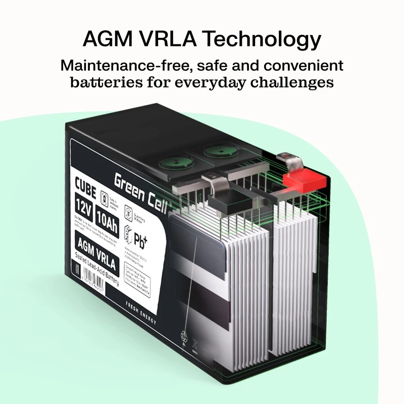 Batteria AGM VRLA 12V 55Ah IP54