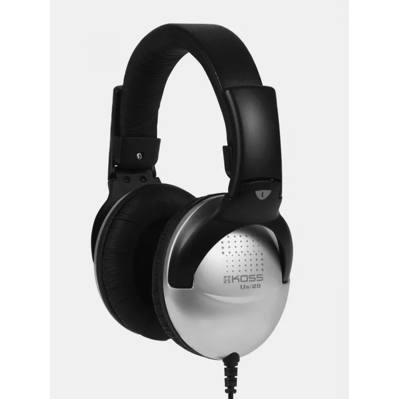 Koss | Cuffie | UR29 | con filo | on-ear | cancellazione del rumore | nero/argento