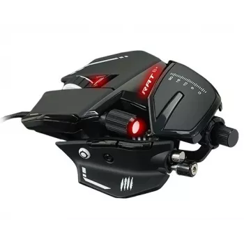 Mouse da gaming MadCatz R.A.T. 8+ — per destrimani, ottico, 16000 DPI, 11 tasti, USB Type-A, 145 g