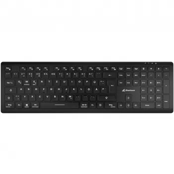 Sharkoon OfficePal K30W nero layout DE Rubberdome
