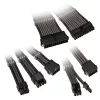 Kit prolunga cavi Kolink Core Adept – rivestito in PET, set da 6 pezzi, 20+4-Pin, 8-Pin, 4+4-Pin, 3×6+2-Pin (300–350 mm)