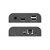 Ricevitore KVM IP HDMI Digitus 4K/60Hz con filo 200m