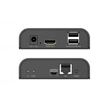 Ricevitore KVM IP HDMI Digitus 4K/60Hz con filo 200m