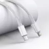 Cavo USB-C a Lightning Baseus High Density intrecciato, 20W, PD, 2m (bianco)